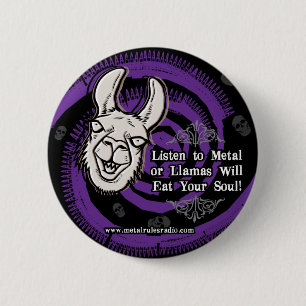 Badge Rond 5 Cm Bouton de lama de régiment de fusiliers motorisé