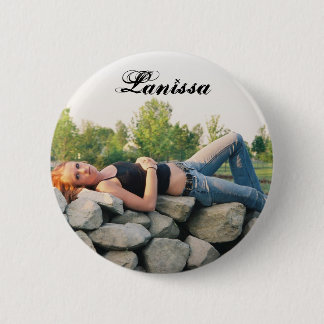 Badge Rond 5 Cm Bouton de Lanissa