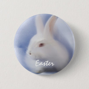 Badge Rond 5 Cm Bouton de lapin