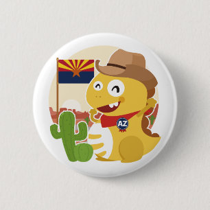 Badge Rond 5 Cm Bouton de l'Arizona VIPKID