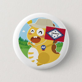 Badge Rond 5 Cm Bouton de l'Arkansas VIPKID