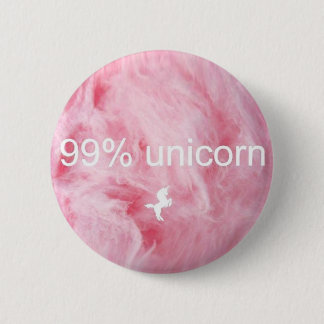 Badge Rond 5 Cm Bouton de licorne de 99% !
