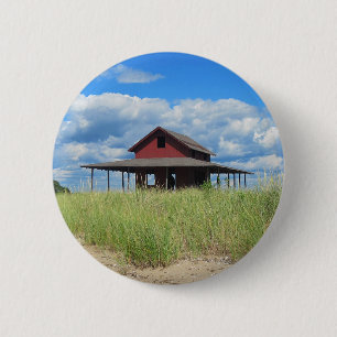 Badge Rond 5 Cm Bouton de l'île de graminées