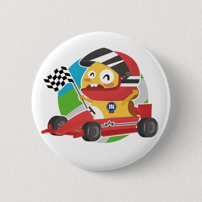 Badge Rond 5 Cm Bouton de l'Indiana VIPKID (Devant)