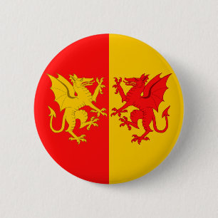 Badge Rond 5 Cm Bouton de l'insigne de populace de Comté d'Adora