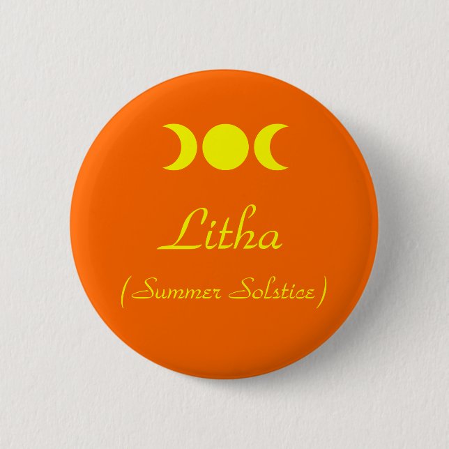 Badge Rond 5 Cm Bouton de Litha (Devant)
