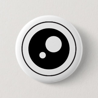 Badge Rond 5 Cm Bouton de l'oeil 01 de Cartoony
