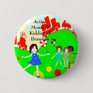 Badge Rond 5 Cm Bouton de logo