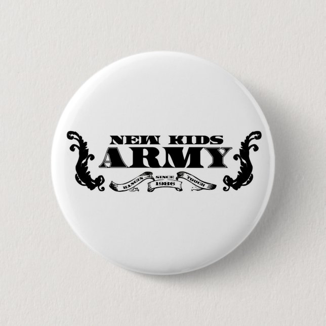 Badge Rond 5 Cm Bouton de logo d'armée de NK (Devant)