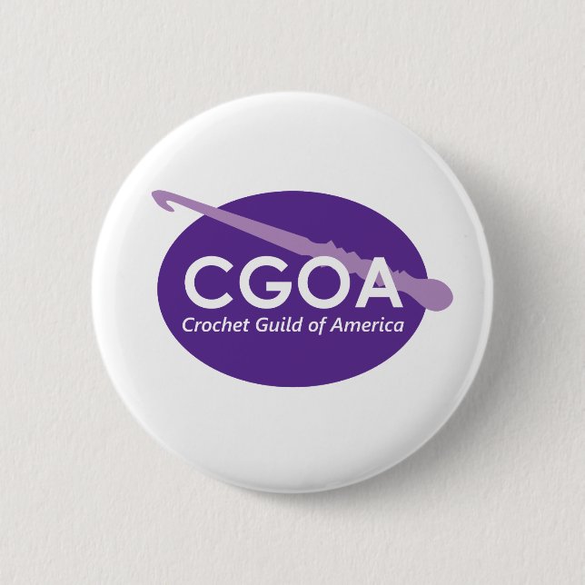 Badge Rond 5 Cm Bouton de logo de CGOA (Devant)