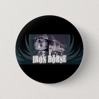 Badge Rond 5 Cm Bouton de logo de cheval de fer