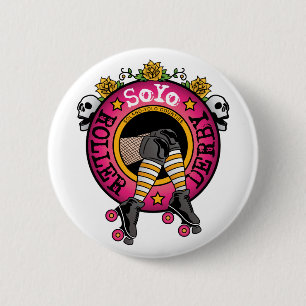 Badge Rond 5 Cm Bouton de logo de Soyo