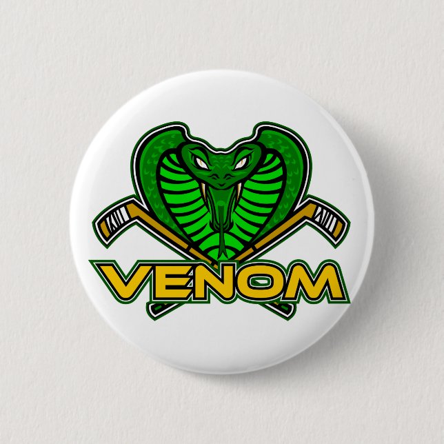 Badge Rond 5 Cm Bouton de logo de venin (Devant)