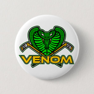 Badge Rond 5 Cm Bouton de logo de venin