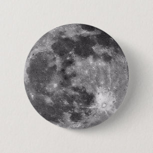 Badge Rond 5 Cm Bouton de lune