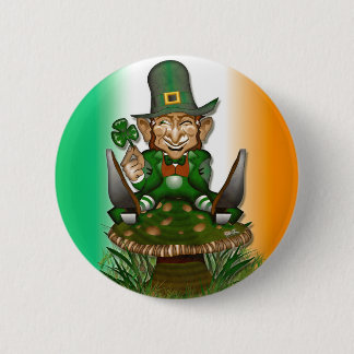 Badge Rond 5 Cm Bouton de lutin