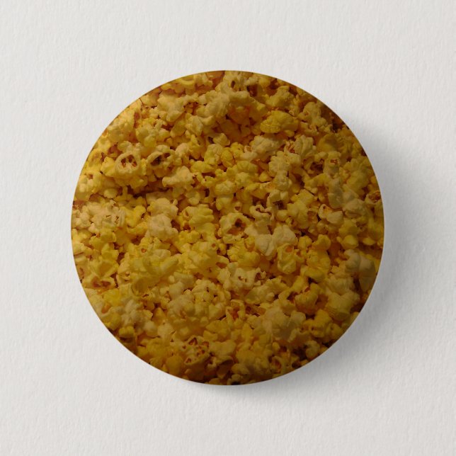 Badge Rond 5 Cm bouton de maïs éclaté (Devant)