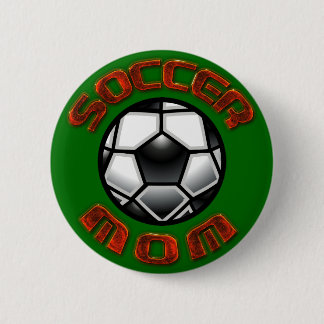 Badge Rond 5 Cm Bouton de maman du football