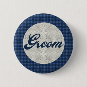 Badge Rond 5 Cm Bouton de marié