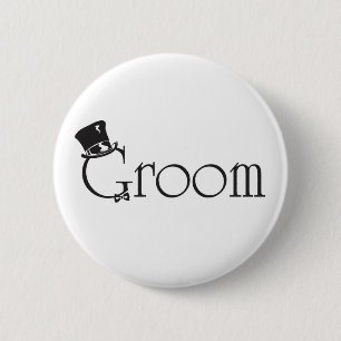 Badge Rond 5 Cm Bouton de marié