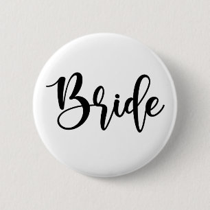 Badge Rond 5 Cm Bouton de Mariée