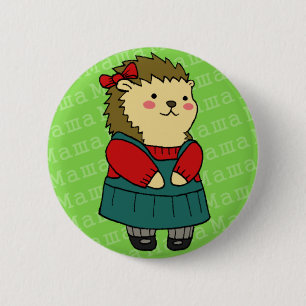 Badge Rond 5 Cm Bouton de Masha