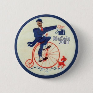 Badge Rond 5 Cm Bouton de McCain 2008