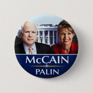 Badge Rond 5 Cm Bouton de McCAIN-Palin