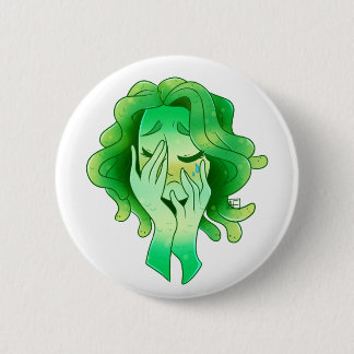 Badge Rond 5 Cm Bouton de Medusa