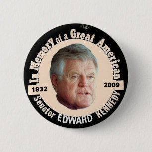 Badge Rond 5 Cm Bouton de mémorial d'Edouard Kennedy