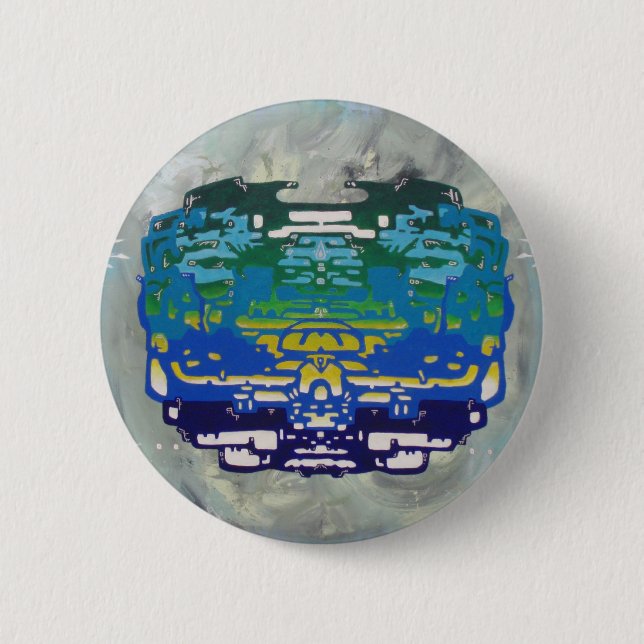 Badge Rond 5 Cm bouton de métaphase (Devant)