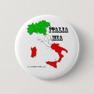 Badge Rond 5 Cm Bouton de mia de l'Italie