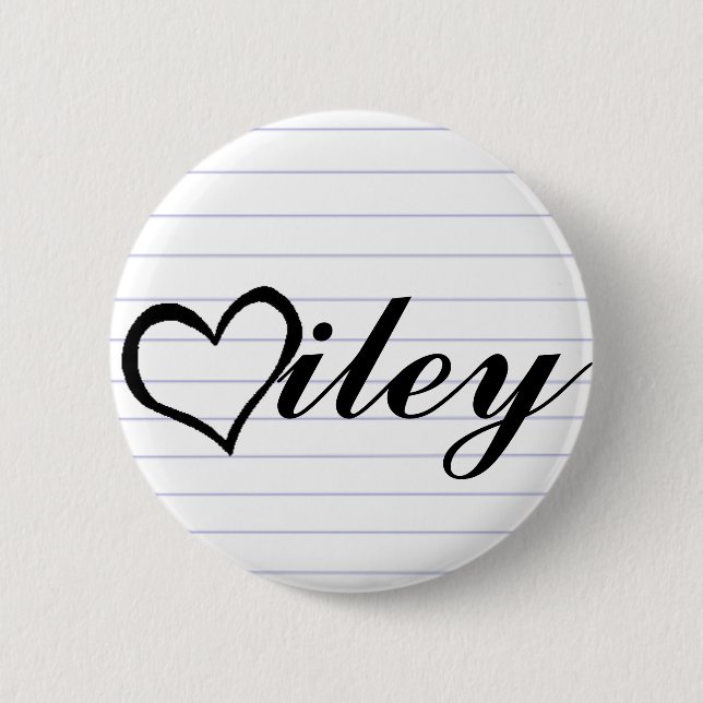 Badge Rond 5 Cm Bouton de Miley (Devant)