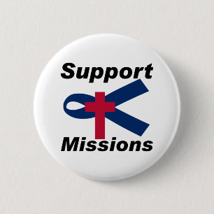 Badge Rond 5 Cm Bouton de missions de soutien