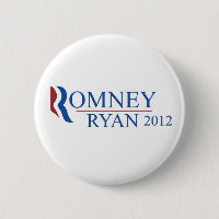 Bouton de Mitt Romney Paul Ryan 2012