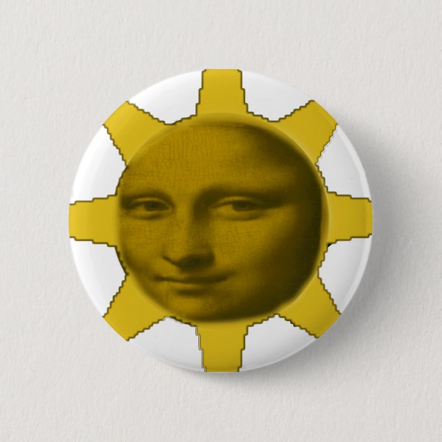 Badge Rond 5 Cm Bouton de Mons (Devant)