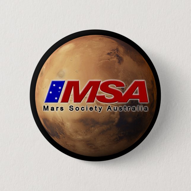 Badge Rond 5 Cm Bouton de MSA (Devant)