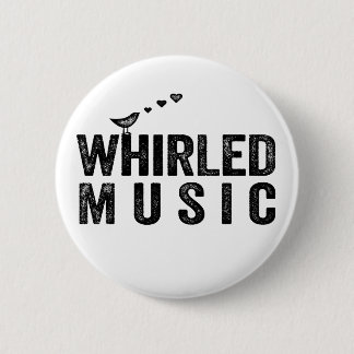 Badge Rond 5 Cm Bouton de musique à remous