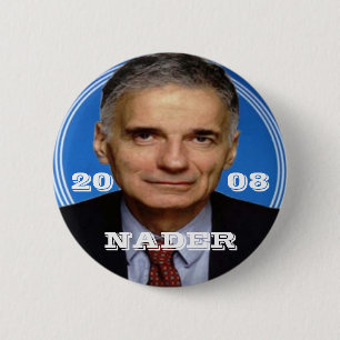 Badge Rond 5 Cm Bouton de Nader 2008