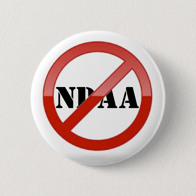 Badge Rond 5 Cm Bouton de NDAA (Devant)