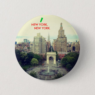 Badge Rond 5 Cm Bouton de NEW YORK, NEW YORK