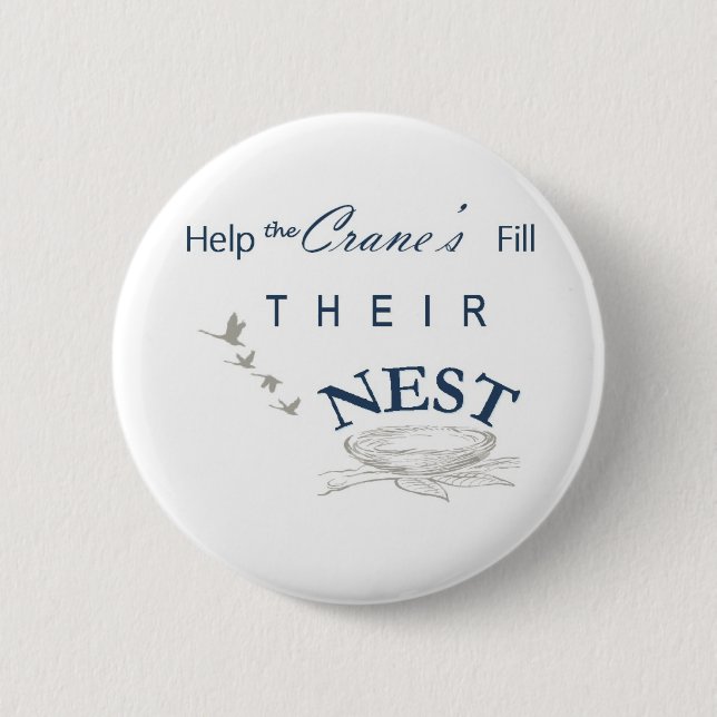 Badge Rond 5 Cm bouton de nid (Devant)