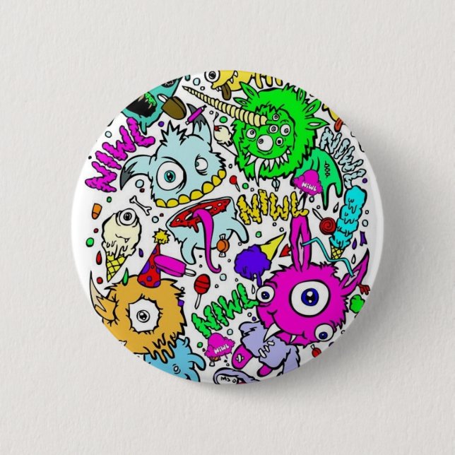 Badge Rond 5 Cm Bouton de NIWL (Devant)