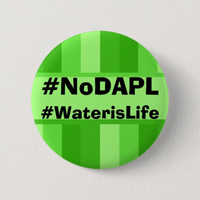 Badge Rond 5 Cm Bouton de NoDAPL (Devant)