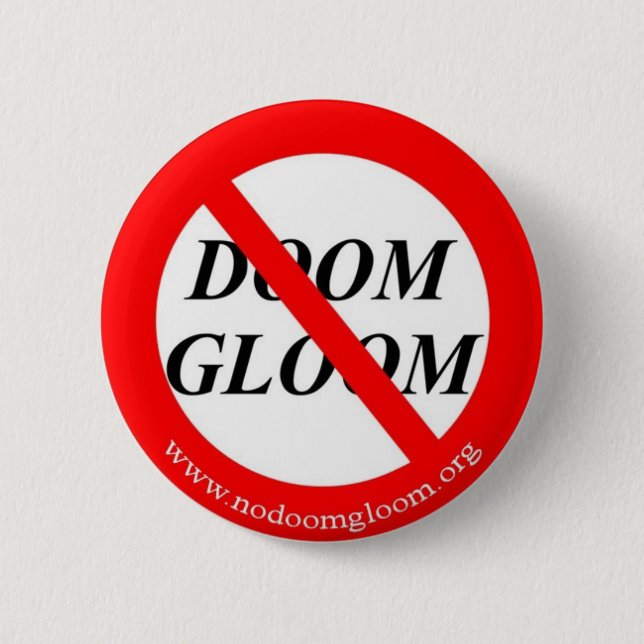Badge Rond 5 Cm Bouton de NoDoomGloom.Org (Devant)