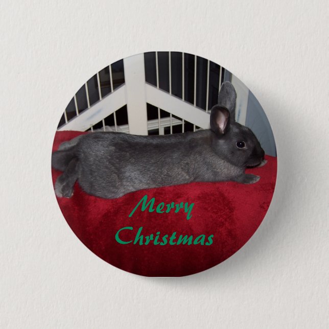 Badge Rond 5 Cm Bouton de Noël de chahut (Devant)