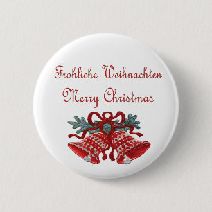 Badge Rond 5 Cm Bouton de Noël de l'Allemagne
