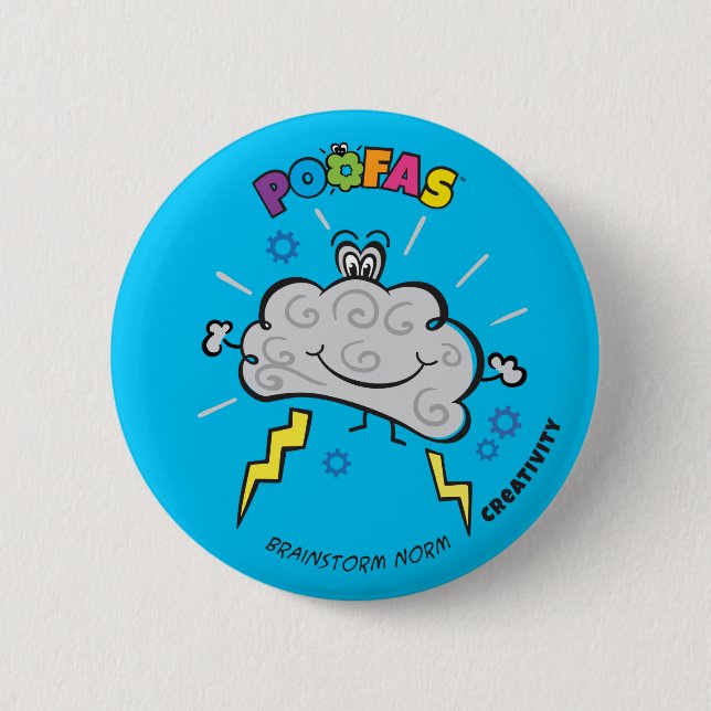 Badge Rond 5 Cm Bouton de norme d'échange d'idées (Devant)