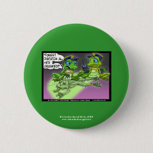 Badge Rond 5 Cm Bouton de nouveauté de dessin animé de police d'ho