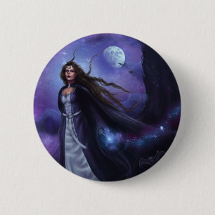 Badge Rond 5 Cm Bouton de "Nyx"